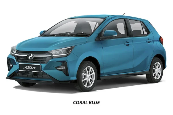 Perodua Axia 2025 Coral Blue